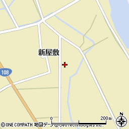 秋田県由利本荘市川西新屋敷90周辺の地図