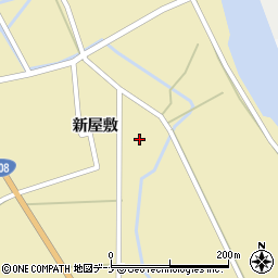 秋田県由利本荘市川西新屋敷91周辺の地図
