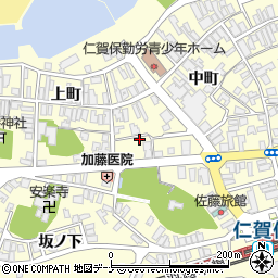 秋田県にかほ市平沢清水1周辺の地図