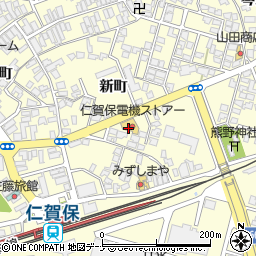 仁賀保電機ストアー周辺の地図