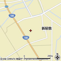 秋田県由利本荘市川西新屋敷202周辺の地図