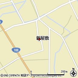 秋田県由利本荘市川西新屋敷87周辺の地図