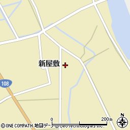 秋田県由利本荘市川西新屋敷92周辺の地図
