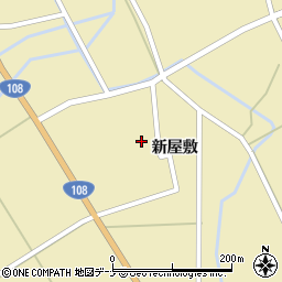 秋田県由利本荘市川西新屋敷76周辺の地図