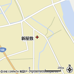 秋田県由利本荘市川西新屋敷93周辺の地図