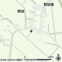 秋田県横手市平鹿町上吉田野田50周辺の地図