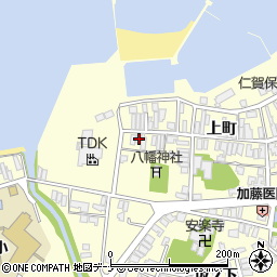 秋田県にかほ市平沢上町26周辺の地図