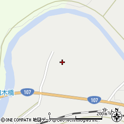 秋田県横手市山内土渕皿木周辺の地図