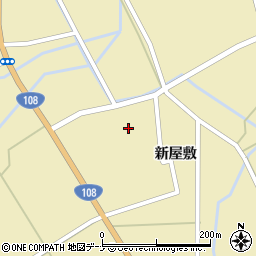 秋田県由利本荘市川西新屋敷61周辺の地図