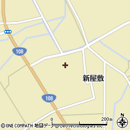 秋田県由利本荘市川西新屋敷59周辺の地図