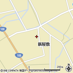 秋田県由利本荘市川西新屋敷78周辺の地図