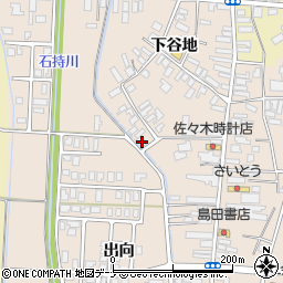 秋田県横手市雄物川町今宿下谷地11-1周辺の地図