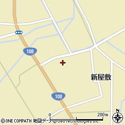 秋田県由利本荘市川西新屋敷58-11周辺の地図