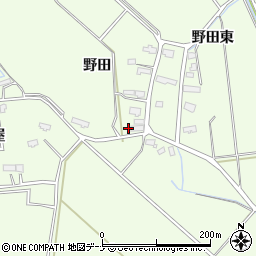 秋田県横手市平鹿町上吉田野田223周辺の地図