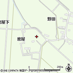 秋田県横手市平鹿町上吉田野田52周辺の地図
