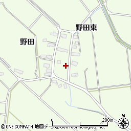 秋田県横手市平鹿町上吉田野田231周辺の地図