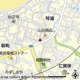 秋田県にかほ市平沢家ノ後周辺の地図