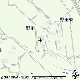 秋田県横手市平鹿町上吉田野田219周辺の地図