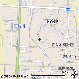 秋田県横手市雄物川町今宿下谷地4周辺の地図
