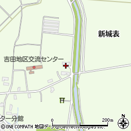 秋田県横手市平鹿町上吉田館尻周辺の地図