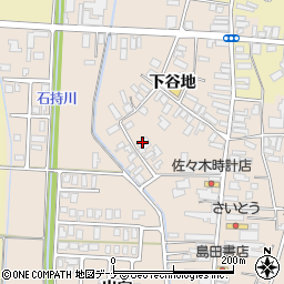 秋田県横手市雄物川町今宿下谷地48-1周辺の地図