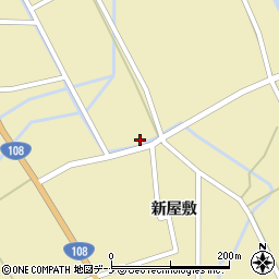 秋田県由利本荘市川西新屋敷143周辺の地図