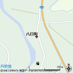 秋田県由利本荘市東由利舘合八日町56-1周辺の地図