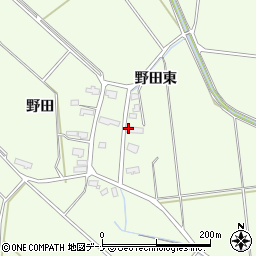 秋田県横手市平鹿町上吉田野田236周辺の地図