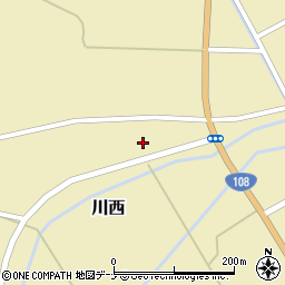 秋田県由利本荘市川西米山下98周辺の地図