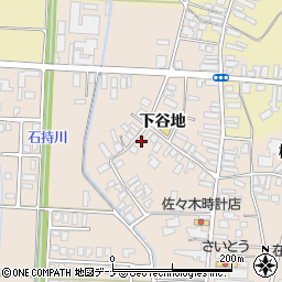 秋田県横手市雄物川町今宿下谷地94周辺の地図