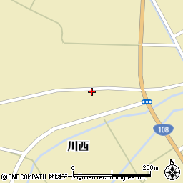 秋田県由利本荘市川西米山下99周辺の地図