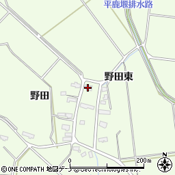 秋田県横手市平鹿町上吉田野田234周辺の地図
