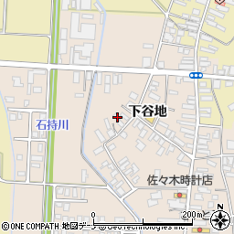 秋田県横手市雄物川町今宿下谷地69周辺の地図