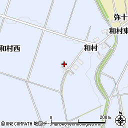 秋田県横手市平鹿町中吉田和村西周辺の地図