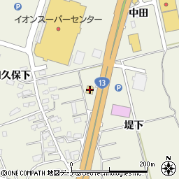 びっくりドンキー秋田横手店周辺の地図