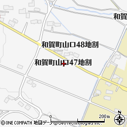 岩手県北上市和賀町山口４７地割周辺の地図