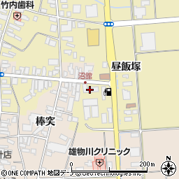 ＪＡ秋田ふるさと雄物川周辺の地図