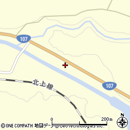 秋田県横手市山内小松川橋向斉藤11周辺の地図
