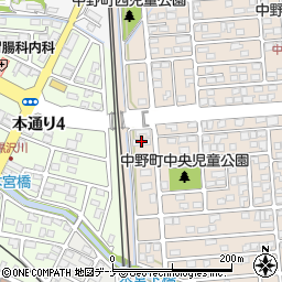 安寿デイサービス中野町周辺の地図
