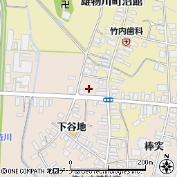 秋田県横手市雄物川町今宿下谷地143周辺の地図