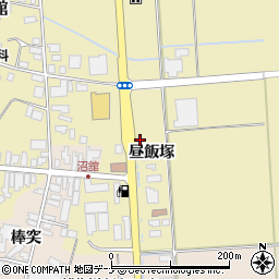 秋田県横手市雄物川町沼館昼飯塚13周辺の地図