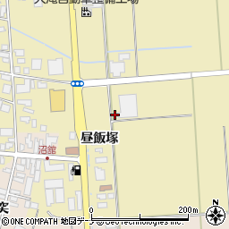 秋田県横手市雄物川町沼館昼飯塚22周辺の地図