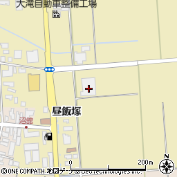 秋田県横手市雄物川町沼館昼飯塚21周辺の地図