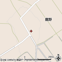 秋田県横手市平鹿町浅舞鷹野13周辺の地図