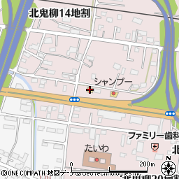 セブンイレブン北上江釣子インター店周辺の地図