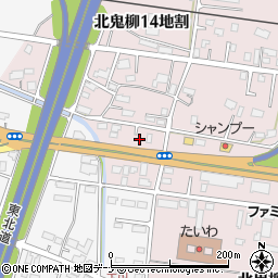 岩手県北上市北鬼柳１９地割126-12周辺の地図