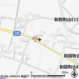岩手県北上市和賀町山口４５地割周辺の地図