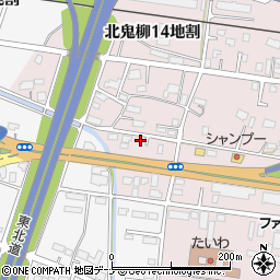 岩手県北上市北鬼柳１９地割126周辺の地図