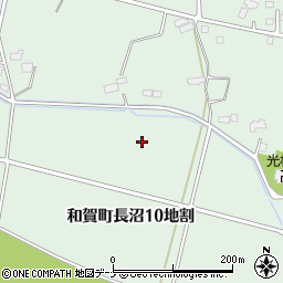 岩手県北上市和賀町長沼１０地割周辺の地図