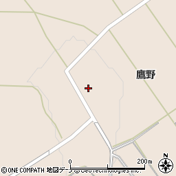 秋田県横手市平鹿町浅舞鷹野17周辺の地図